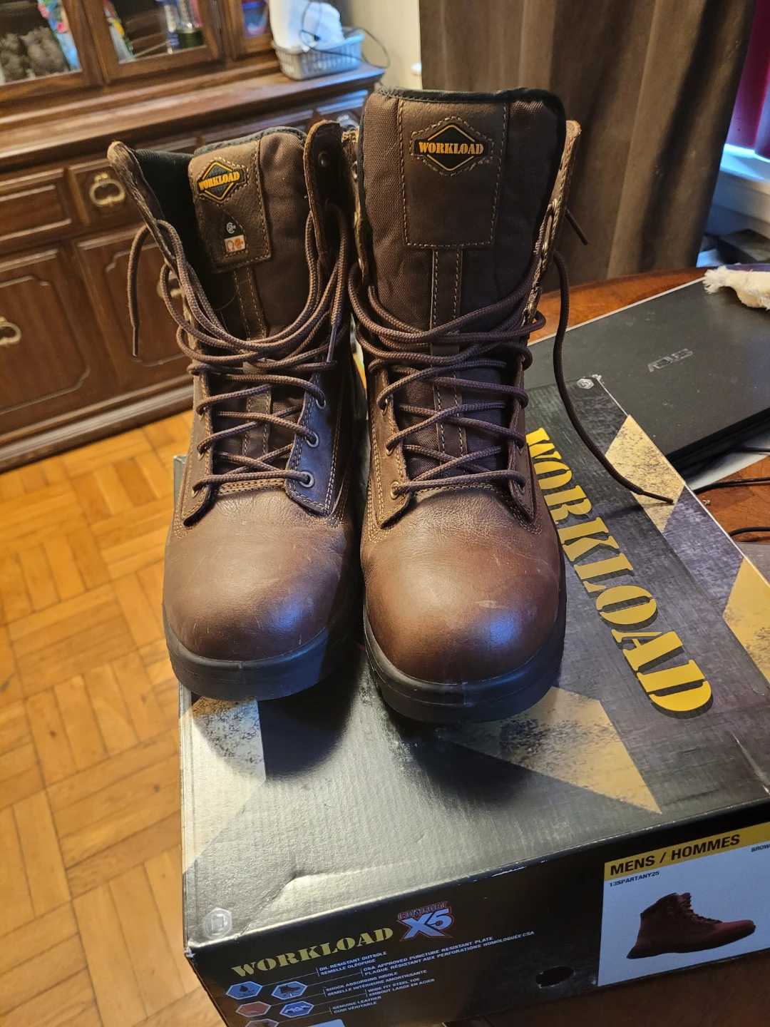 Workload Comfort X5 Mens Work Boots Size 13