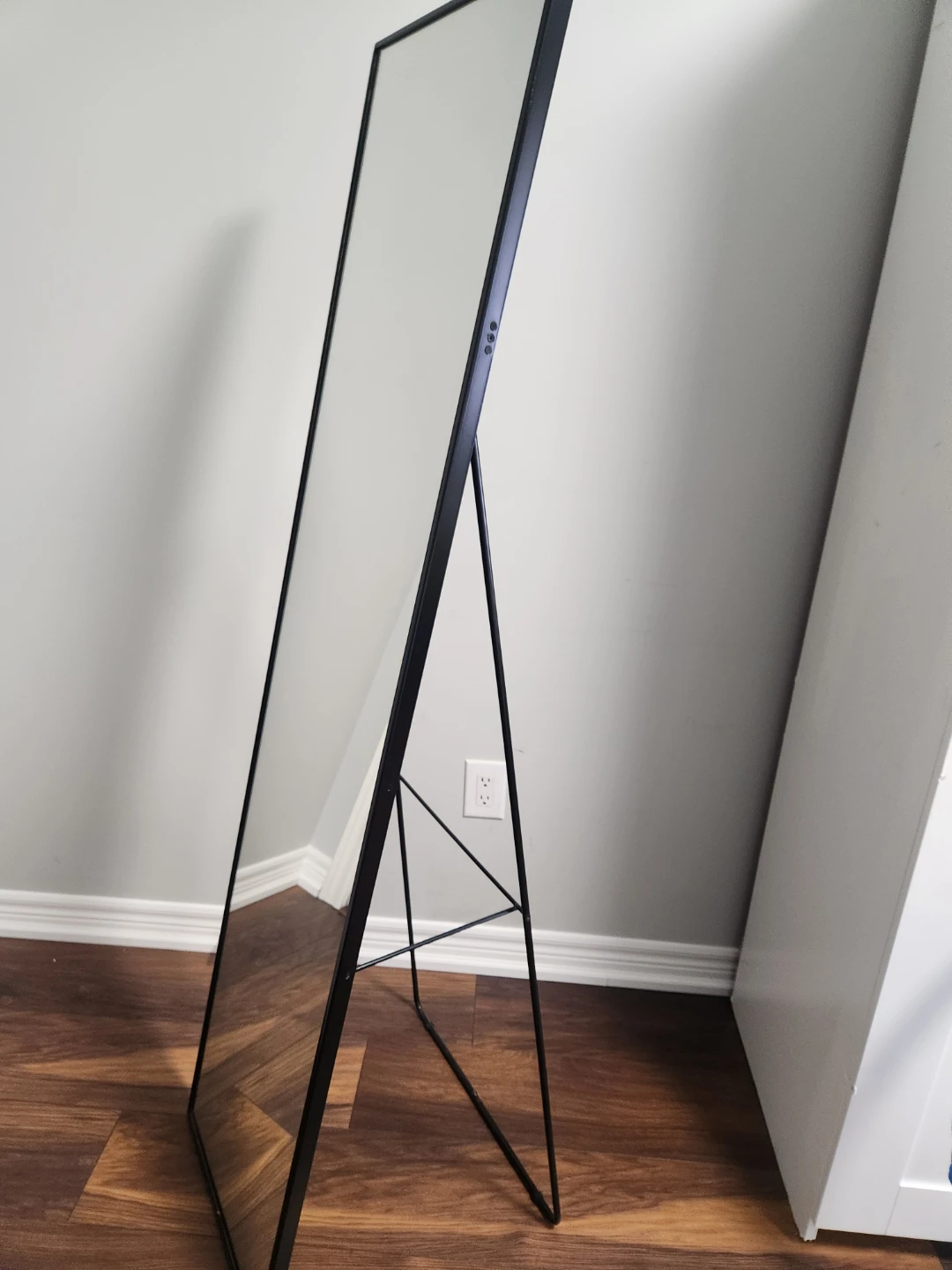 Black Full Length Standing Mirror