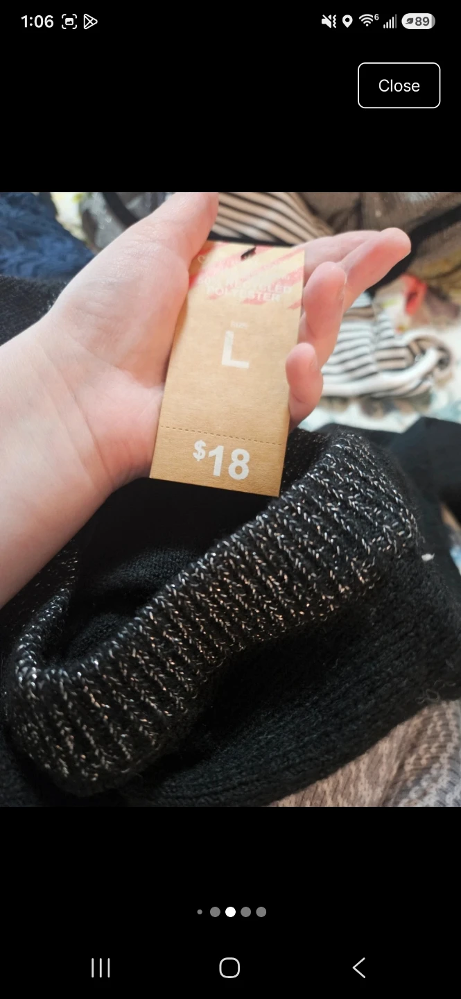 Black "Fizz-tive Fun" Sweater - photo 5