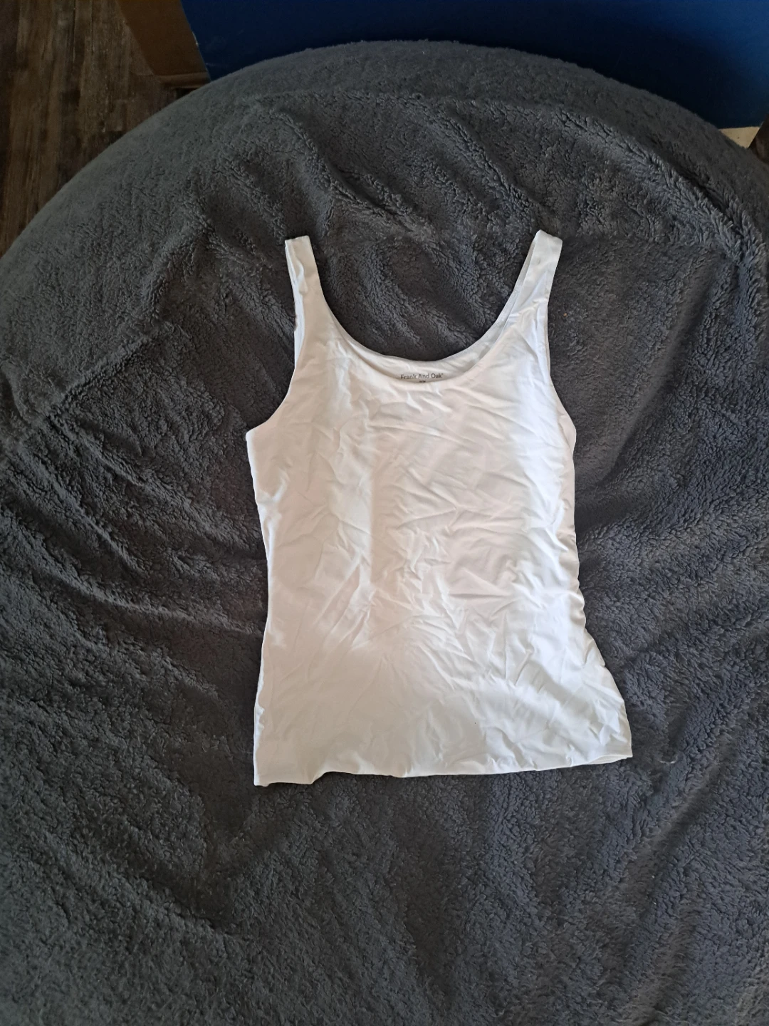 Frank And Oak White Tank Top M/M