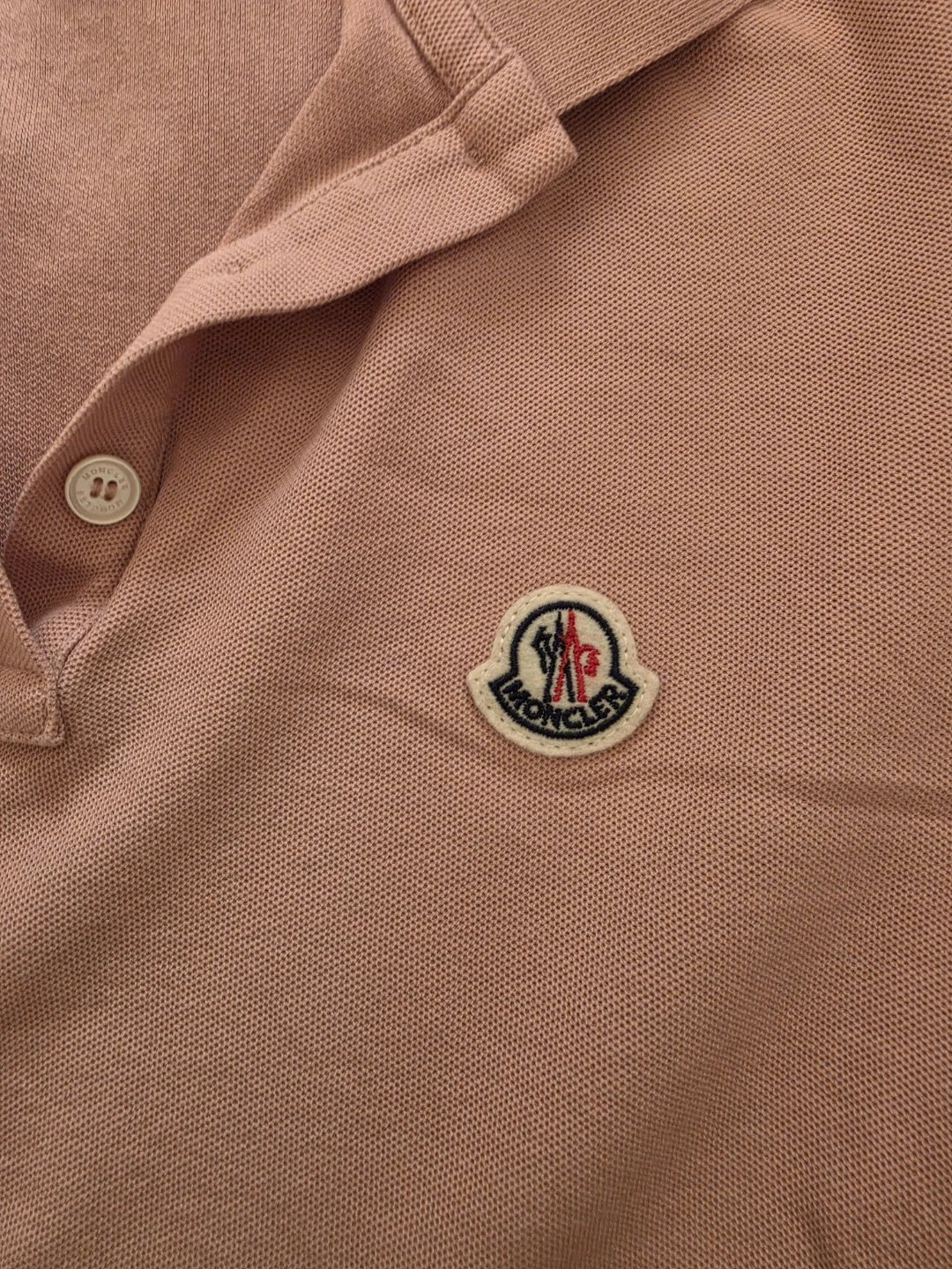 Moncler Pink polo shirt - photo 3