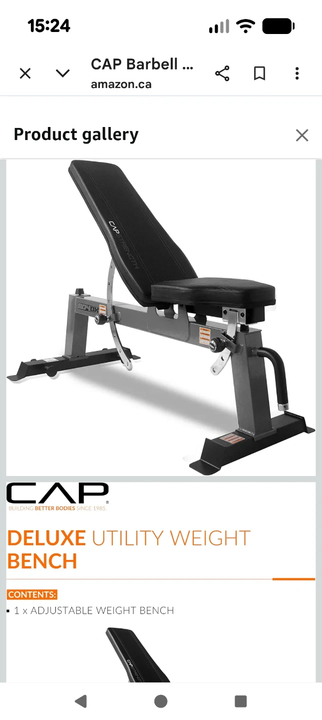CAP Deluxe Utility Weight Bench