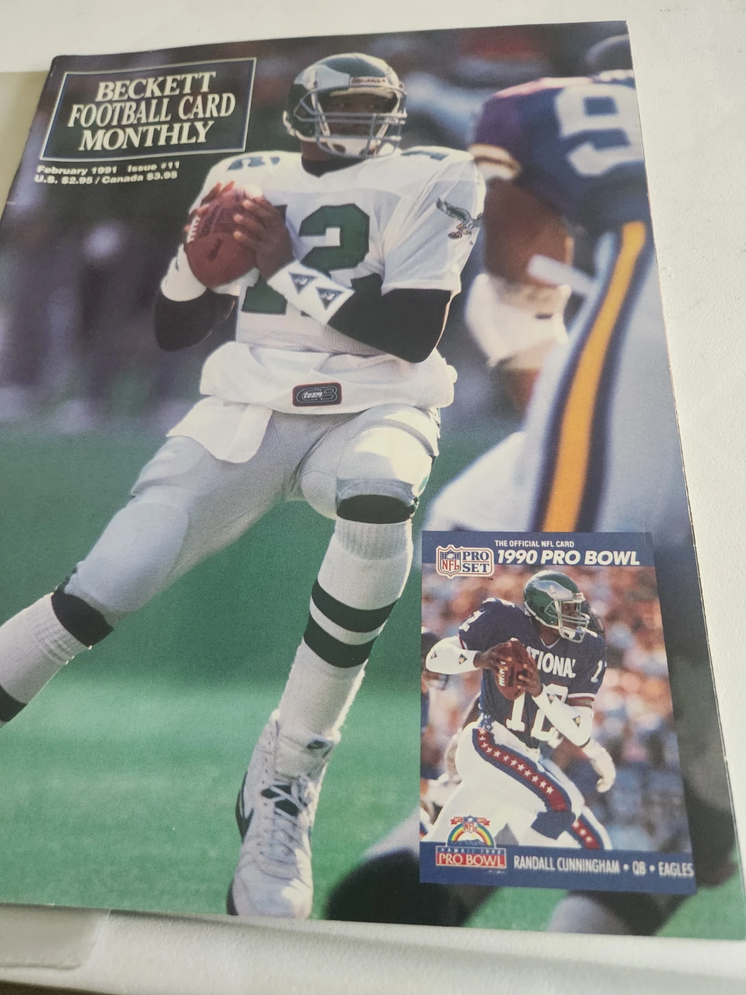 Beckett Football Card Monthly Magazine - February 1991 Issue #11 - photo 2