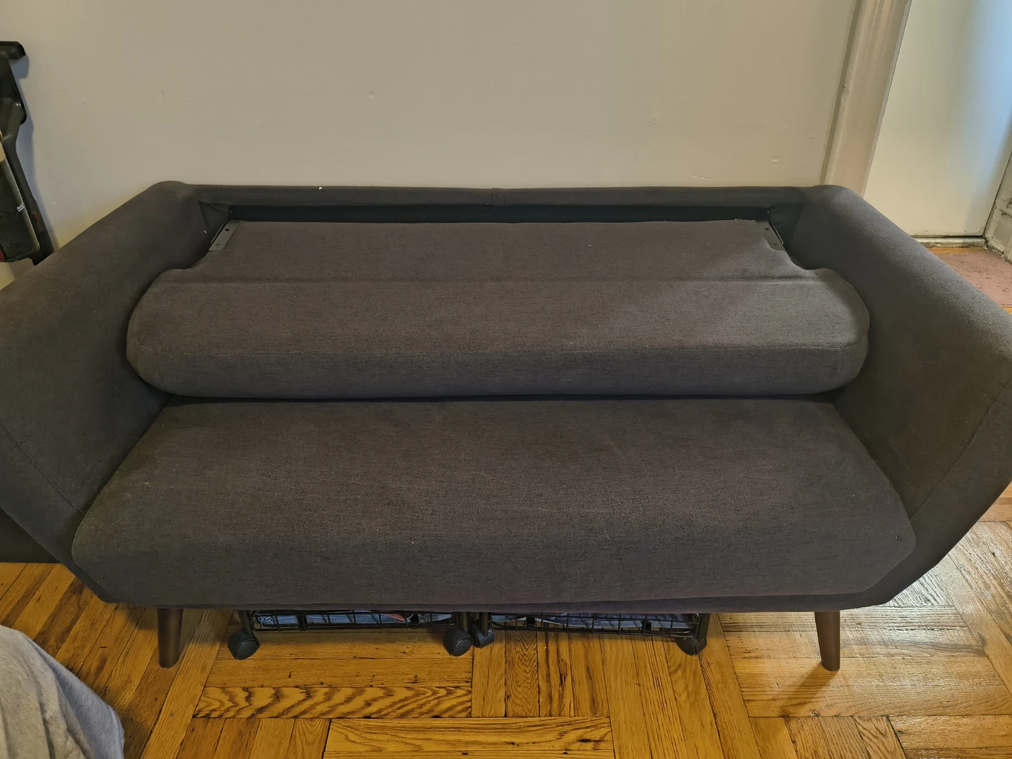 Dark Gray Loveseat Sofa - photo 4