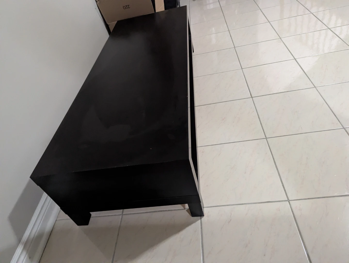 Ikea Lack Black TV Stand / Media Console - photo 3