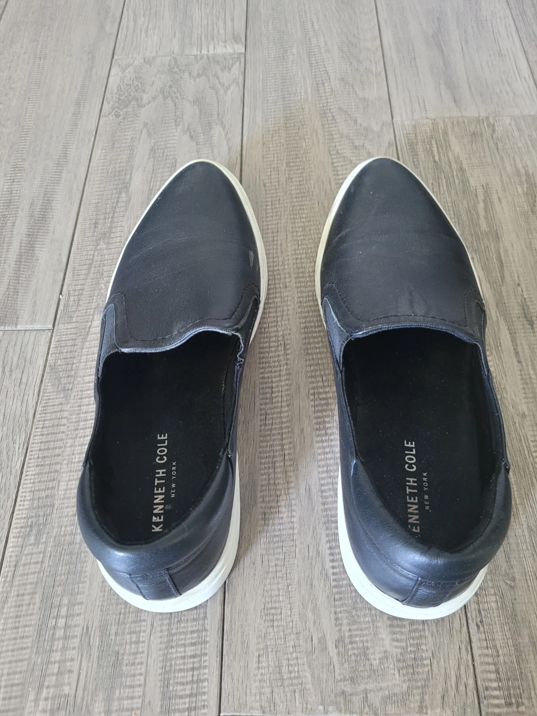 Kenneth Cole Black Slip-On Sneakers size 10 - photo 2