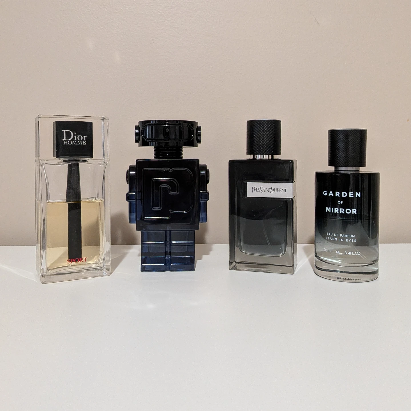 Men's Fragrances (Dior, YSL, Paco Rabanne)