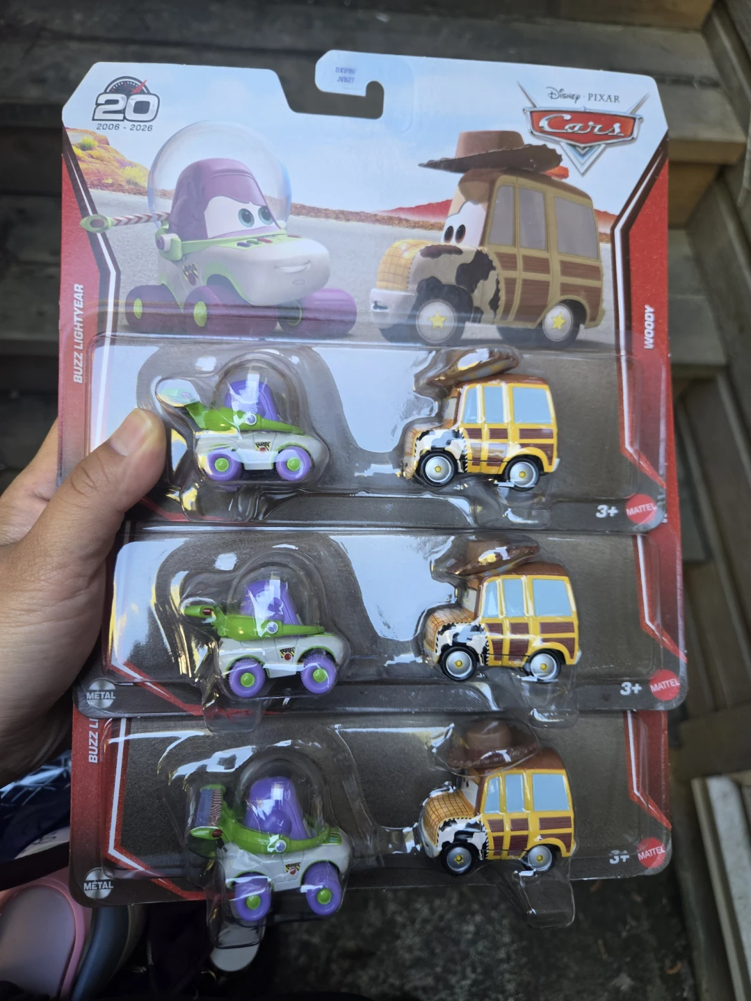 Disney Pixar Cars Buzz Lightyear & Woody Die-Cast Set