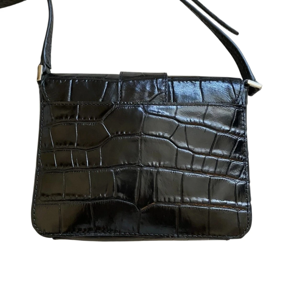 Michael Kors Black Croc Embossed Shoulder Bag - photo 5