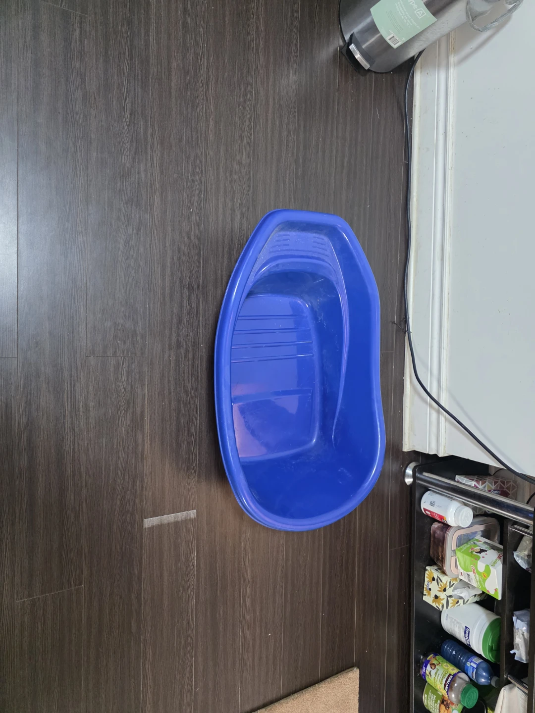 Blue Plastic Baby Bathtub - photo 2