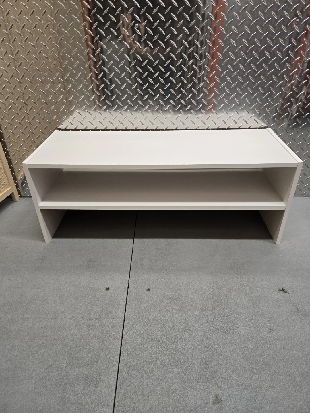 White 31" 2-Tier Stackable Shoe Rack Storage Organizer Shelf - photo 2
