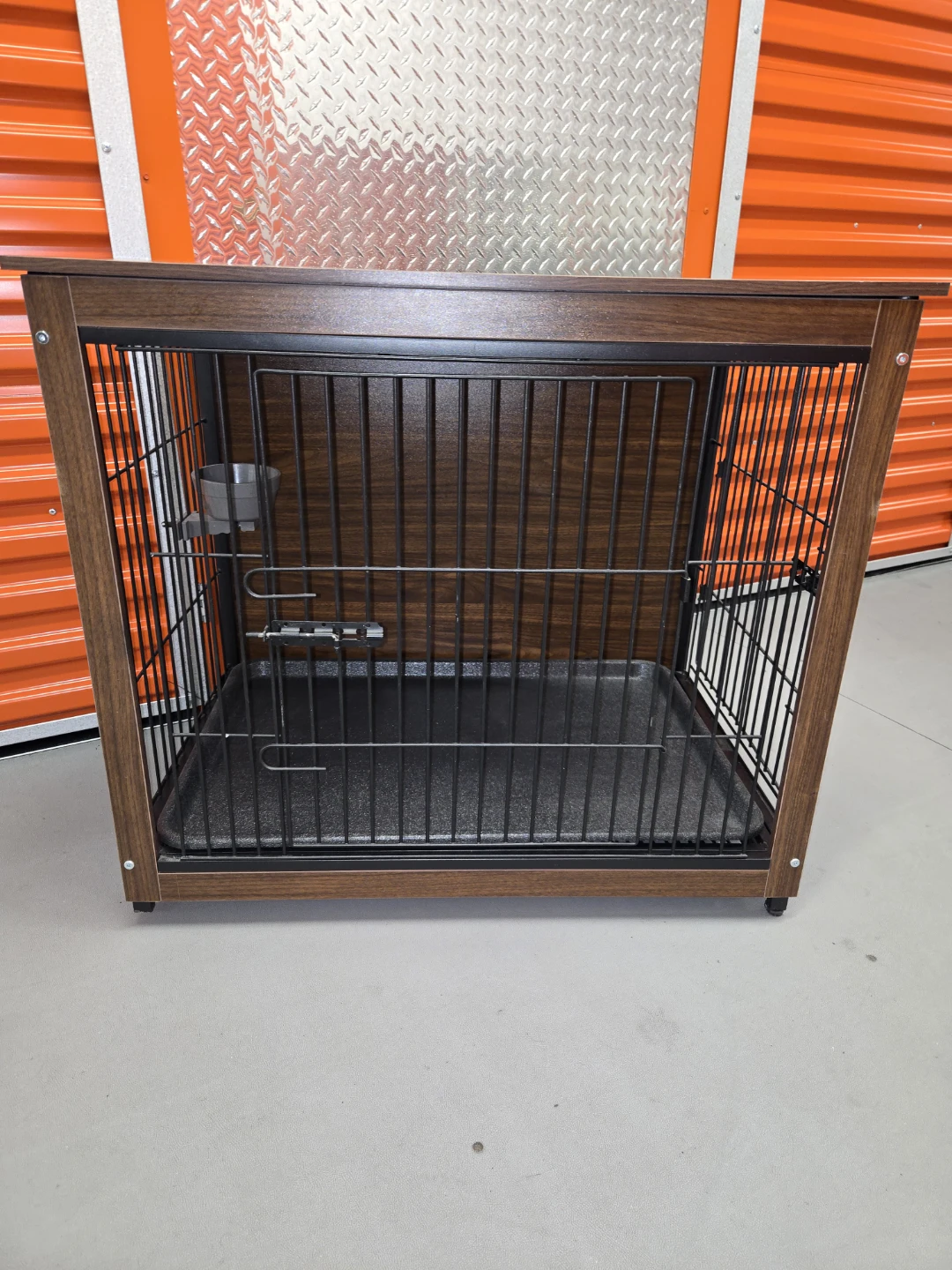 Furniture Style Dog Crate End Table Table with Bed Cushion - photo 2