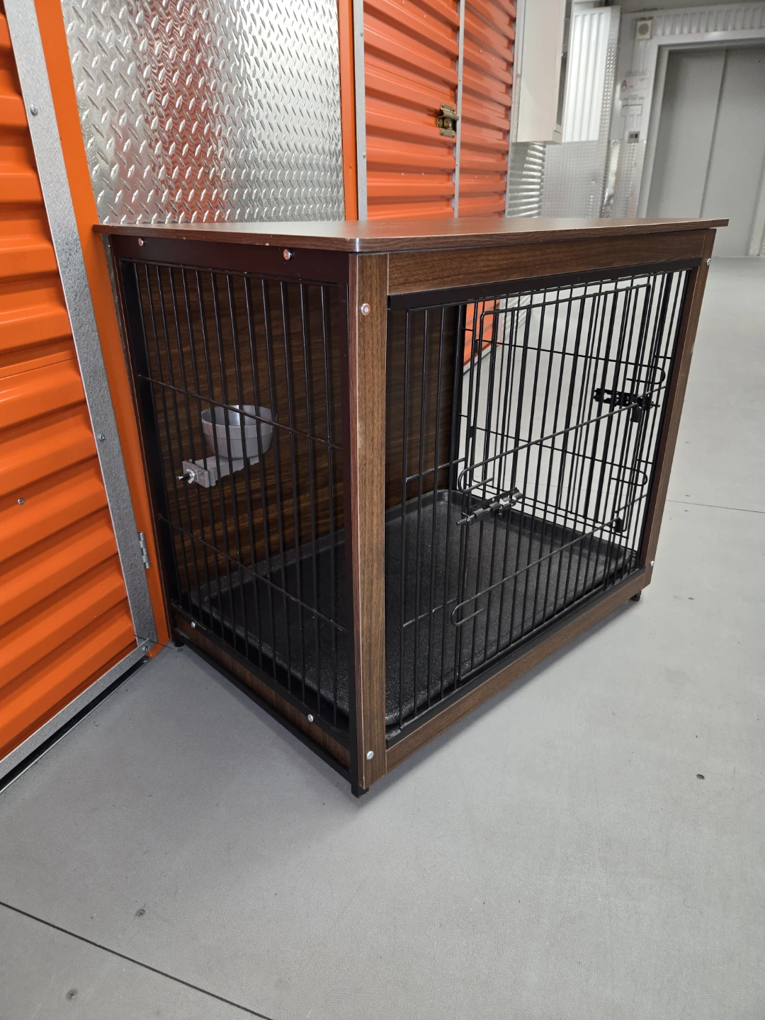 Furniture Style Dog Crate End Table Table with Bed Cushion - photo 4