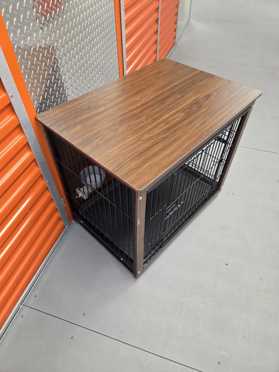 Furniture Style Dog Crate End Table Table with Bed Cushion - photo 5