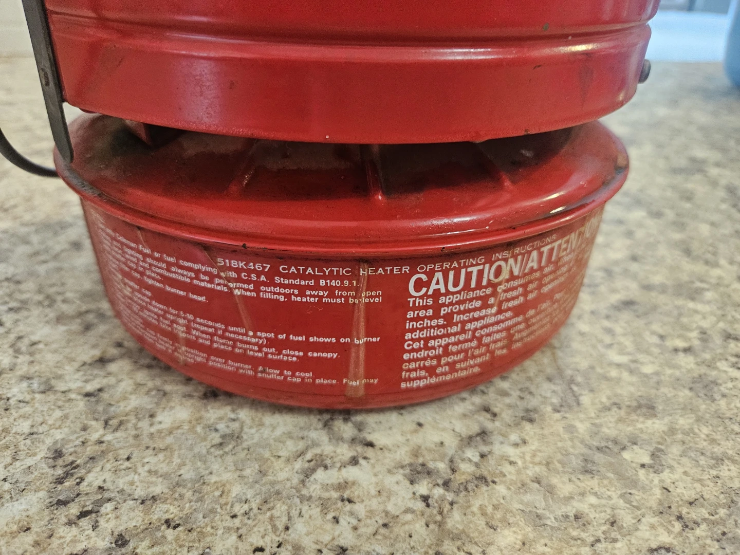 Coleman Catalytic Heater Model 51B7 - photo 5