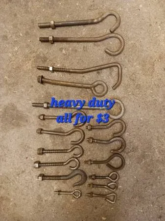 Heavy Duty Hooks and Eye Bolts