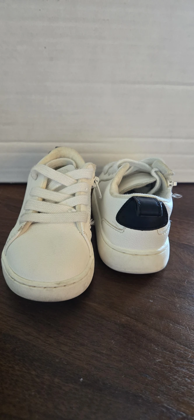 White Zara Sneakers toddler 1 year old