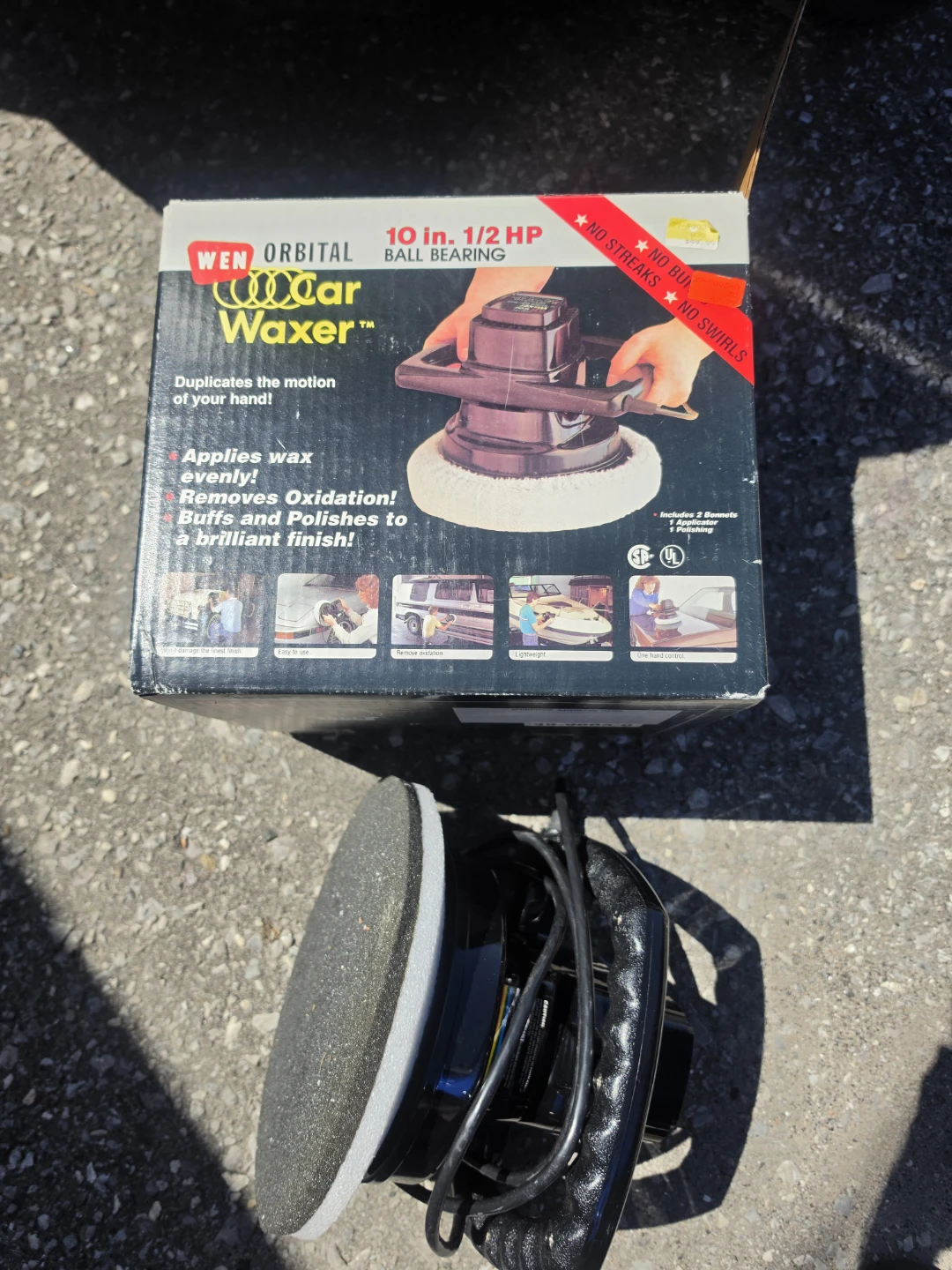 WEN 10" Orbital Car Waxer Polisher