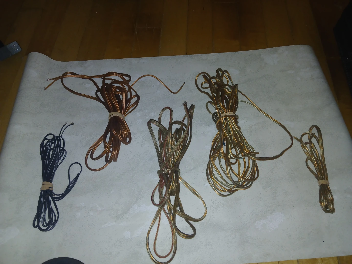 Assorted Speaker Wire Bundles