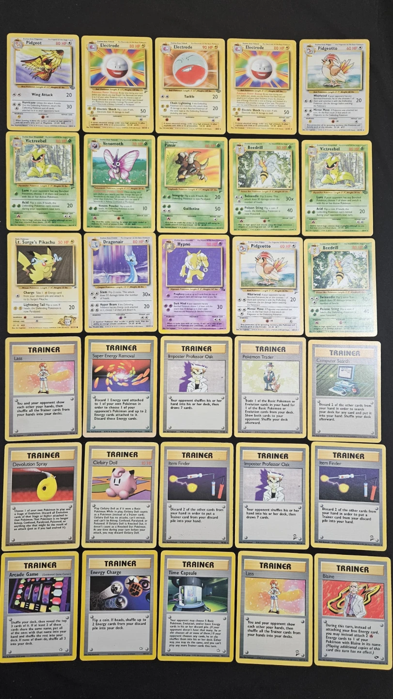 Vintage Pokemon Cards