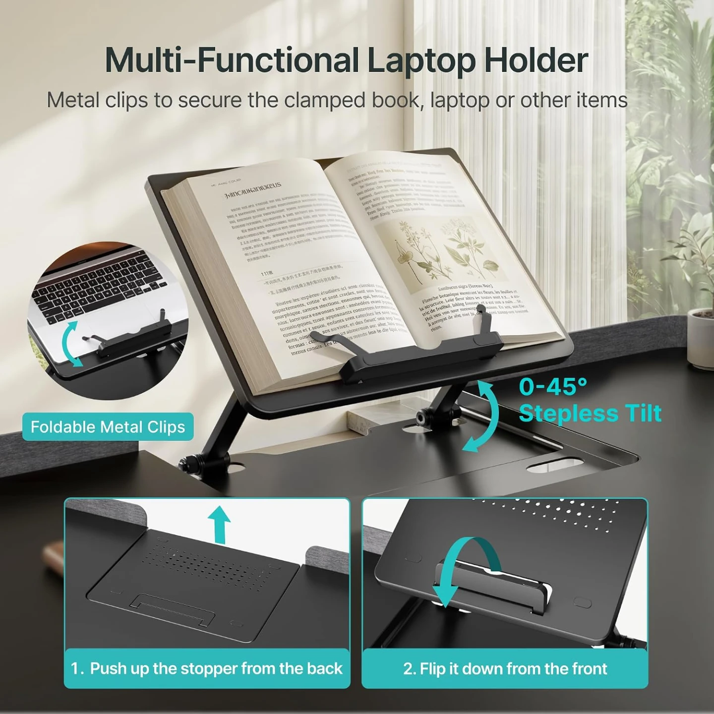 PEGZONE 31" Adjustable Standing Desk Converter - photo 5