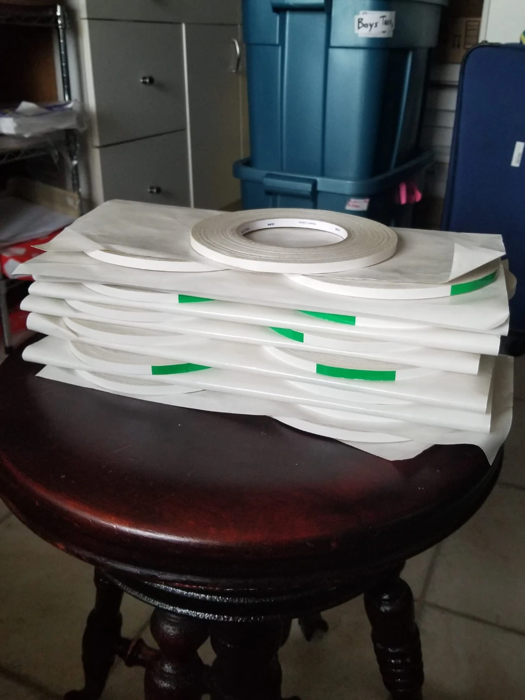 Double-Sided Film Tape  1⁄4" x 60 yds  x 26 rolls