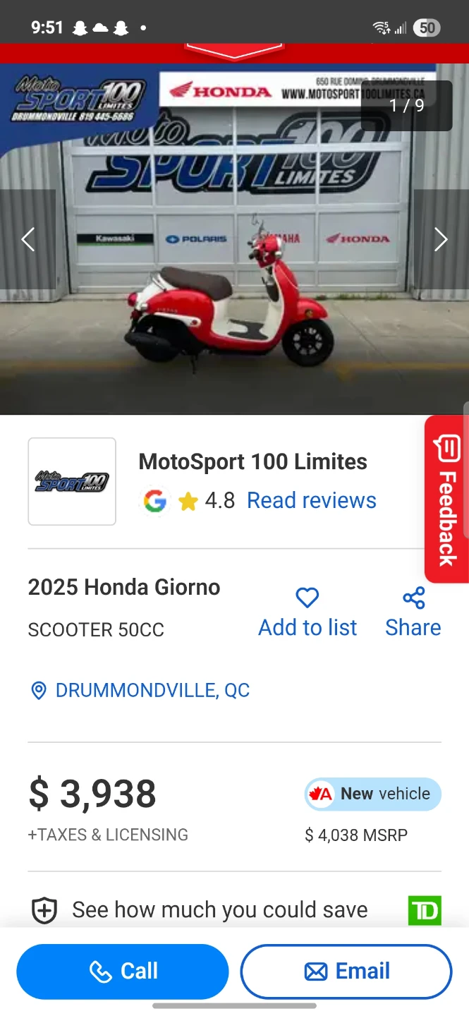 2025 Honda Giorno Scooter 50cc - photo 2