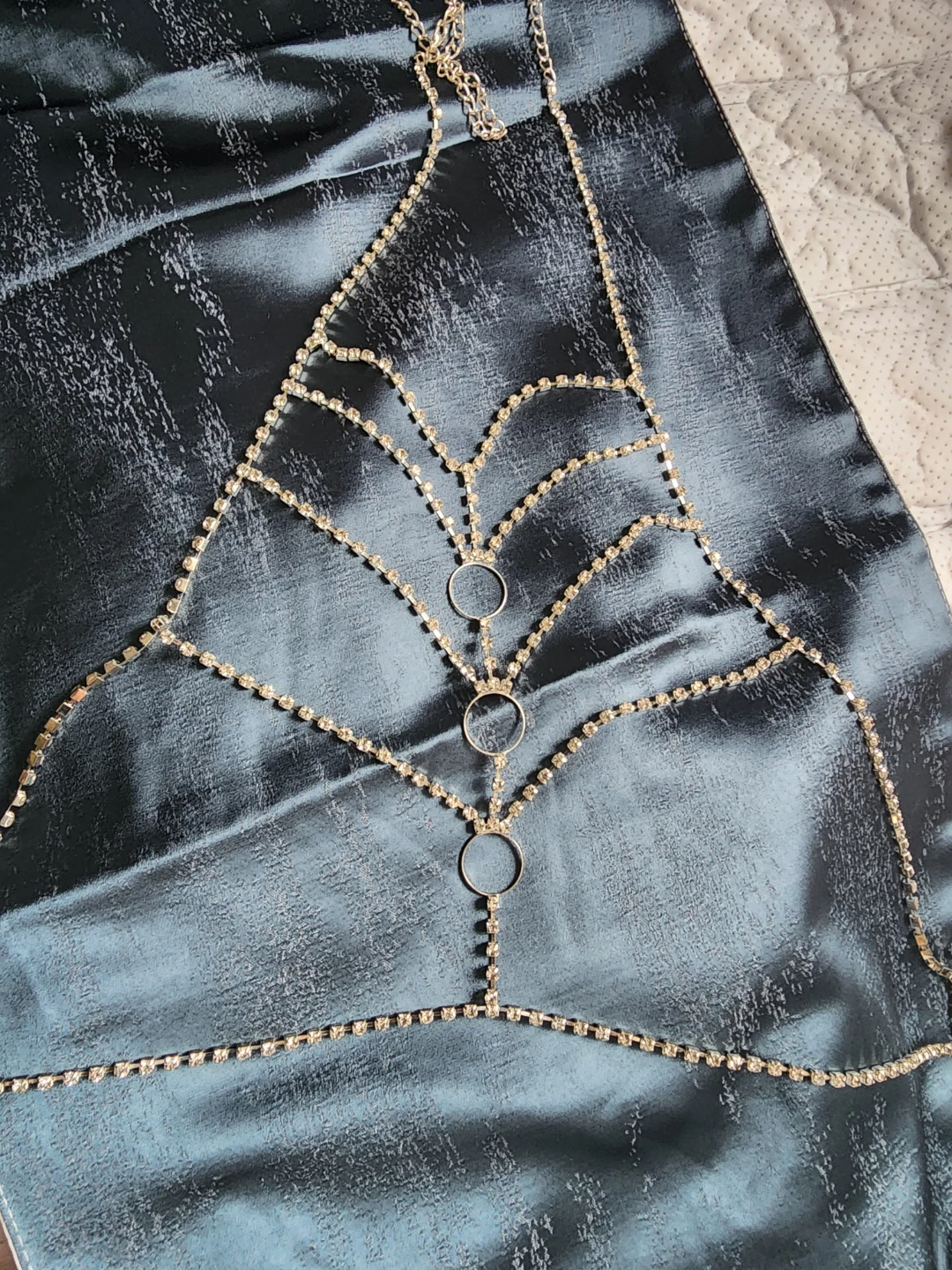 Rhinestone Body Chain Harness