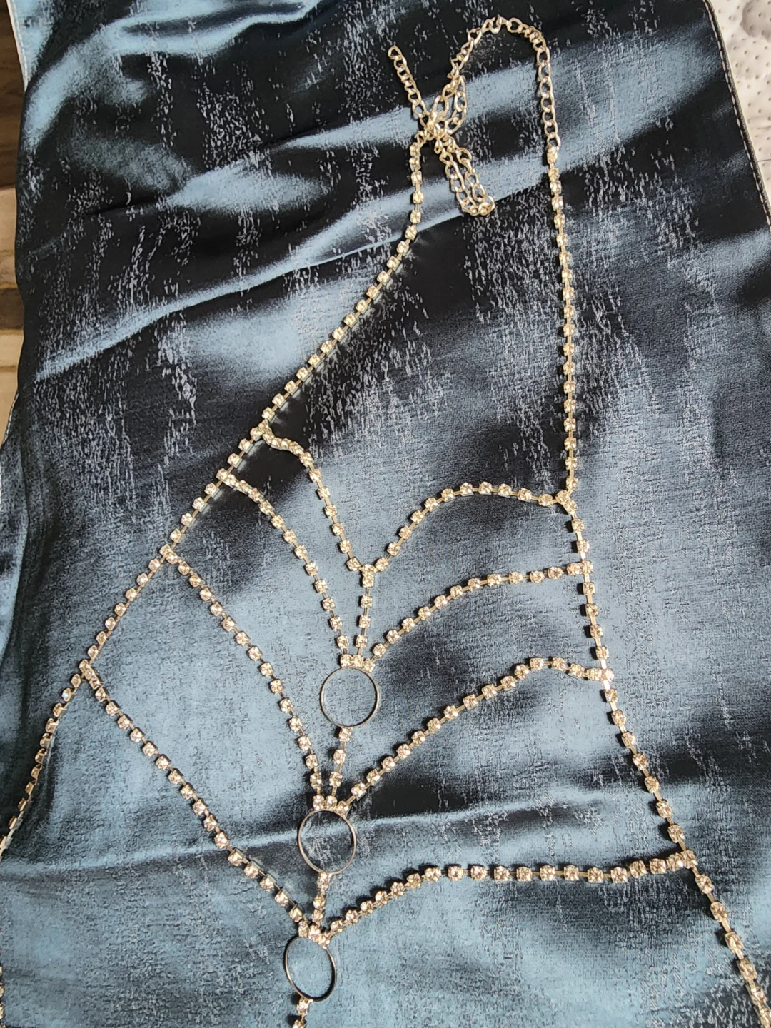 Rhinestone Body Chain Harness - photo 2