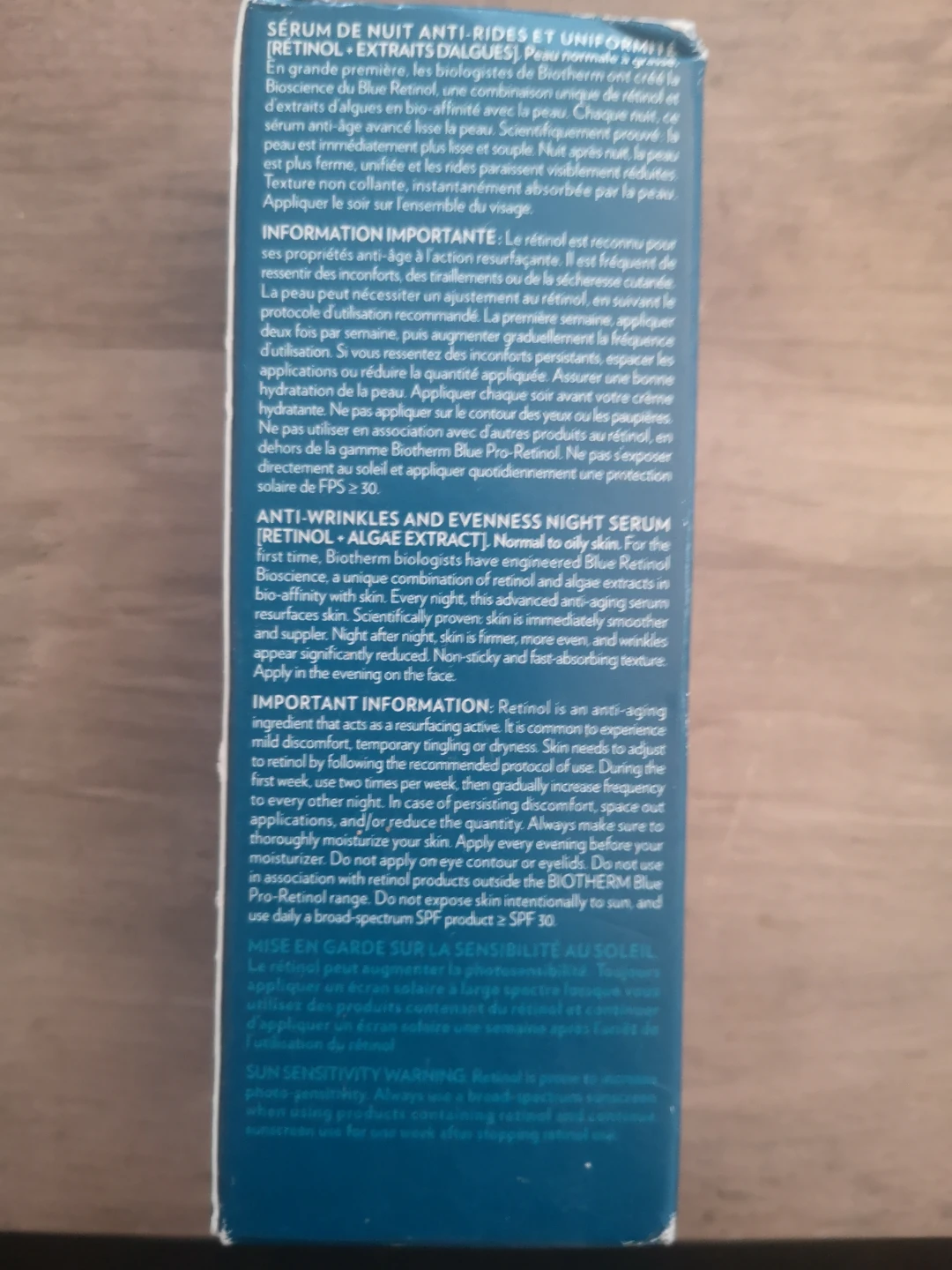 Biotherm Blue Retinol Resurface Night Serum 30ml - photo 2