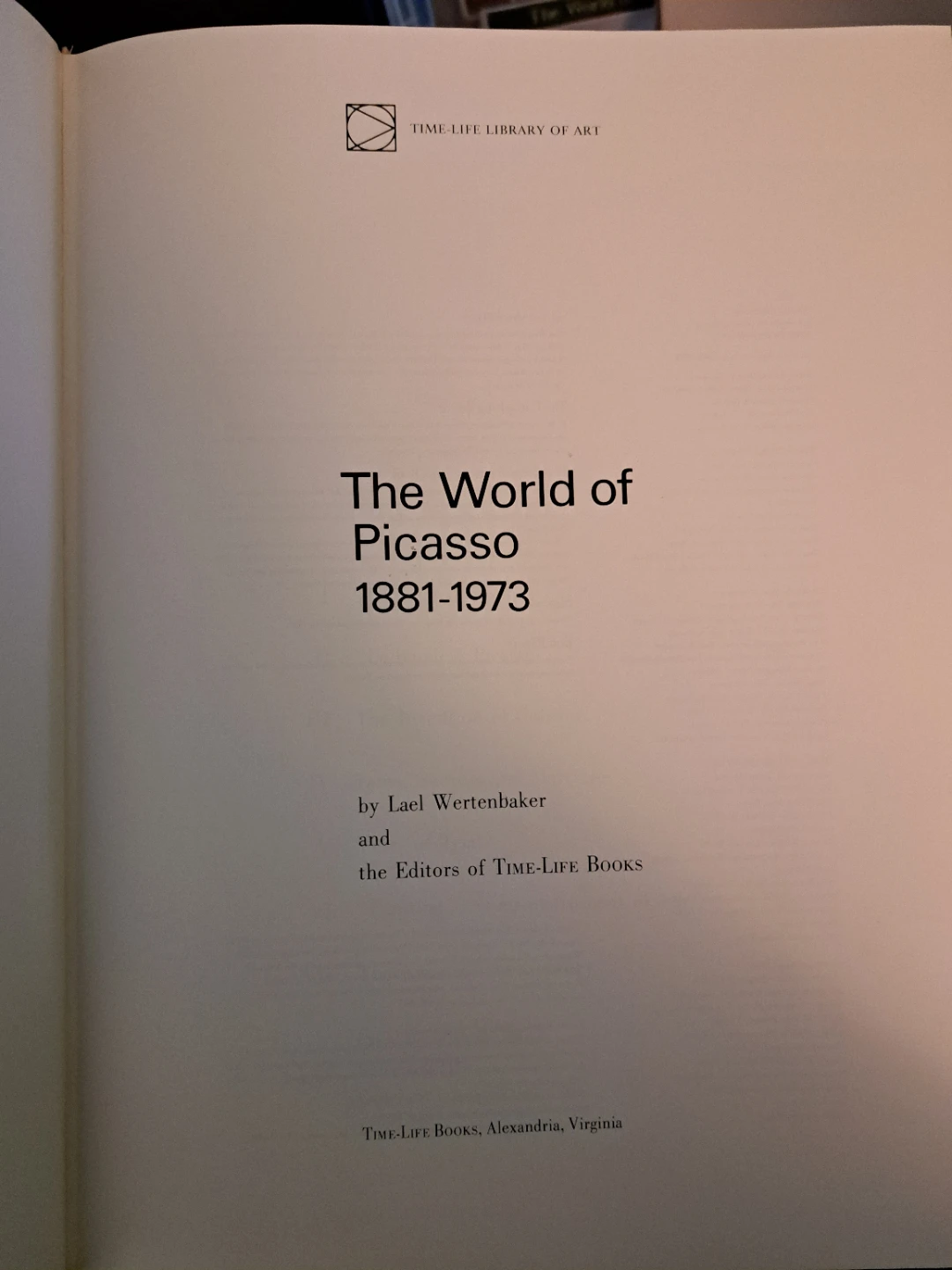 TIME-LIFE Library of Art Books - The World of Picasso - photo 4