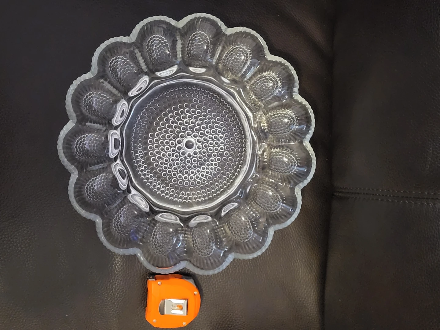Glass Egg Serving Platter - photo 3