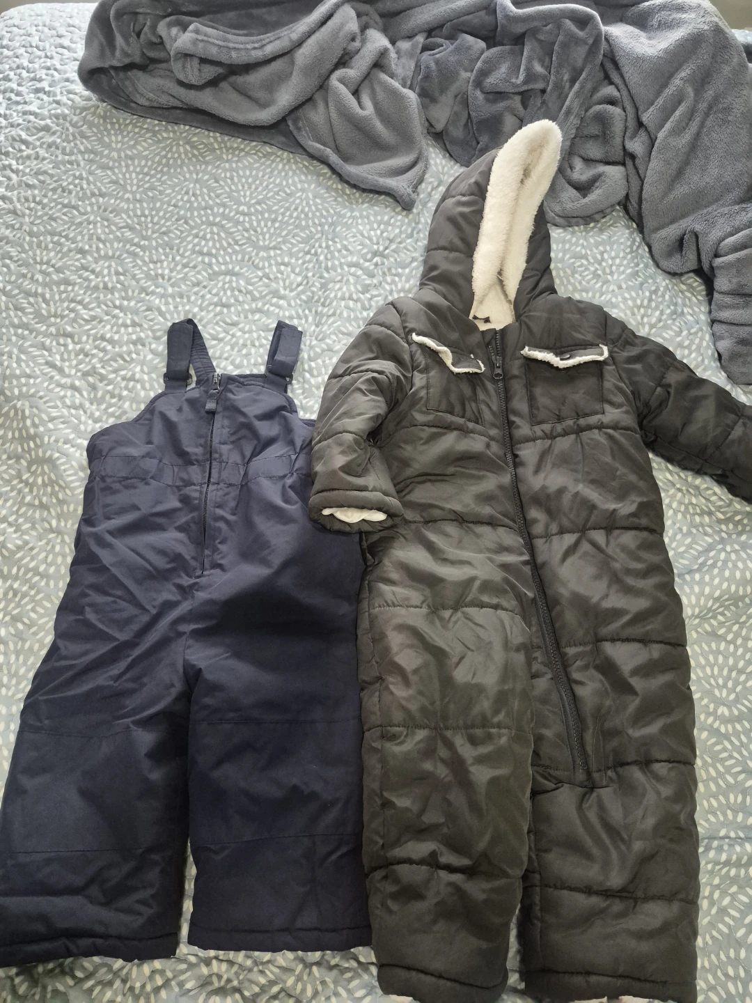 Please Mum & Joe Fresh Winter Snowsuit & Overalls - 18M