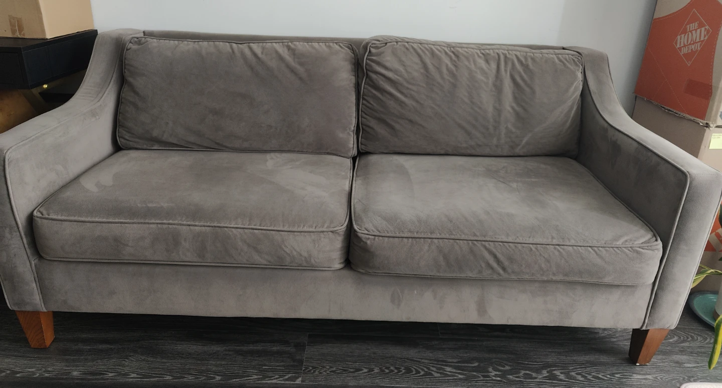 Paidge Velvet Sofa - Handcrafted from West Elm - photo 2
