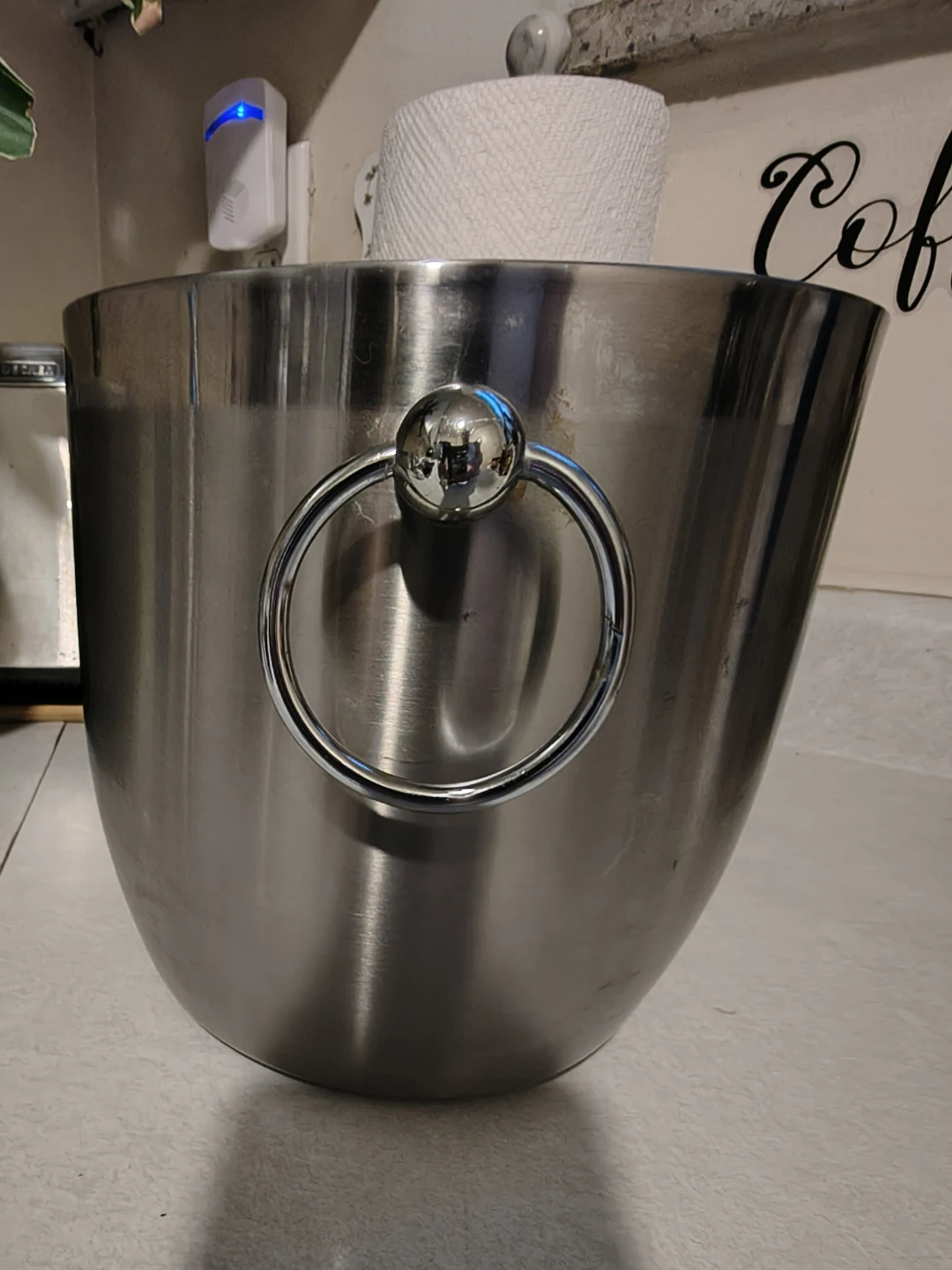 Stainless Steel Ice Bucket with Handles - photo 3