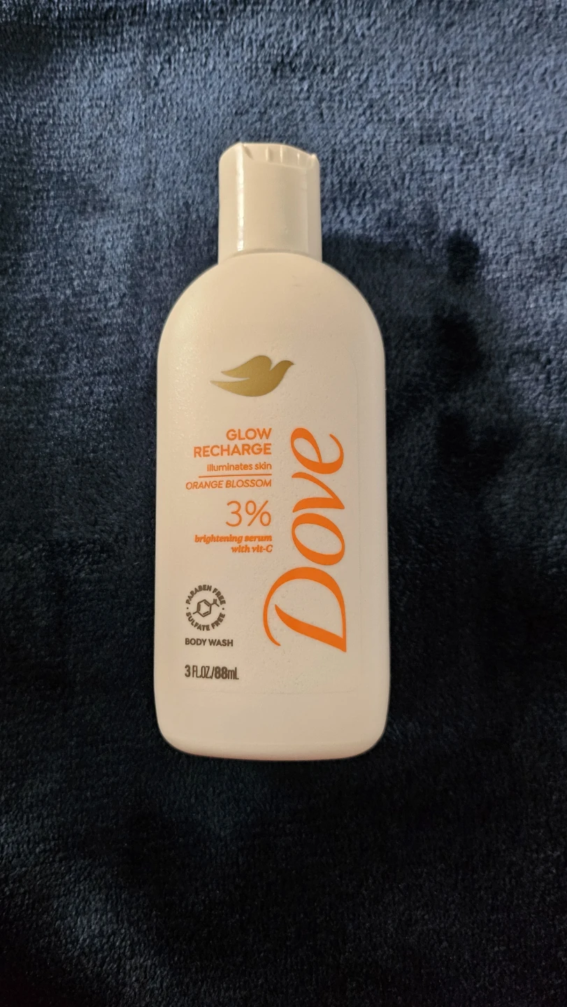 Dove Glow Recharge Orange Blossom Body Wash 3oz ⚽