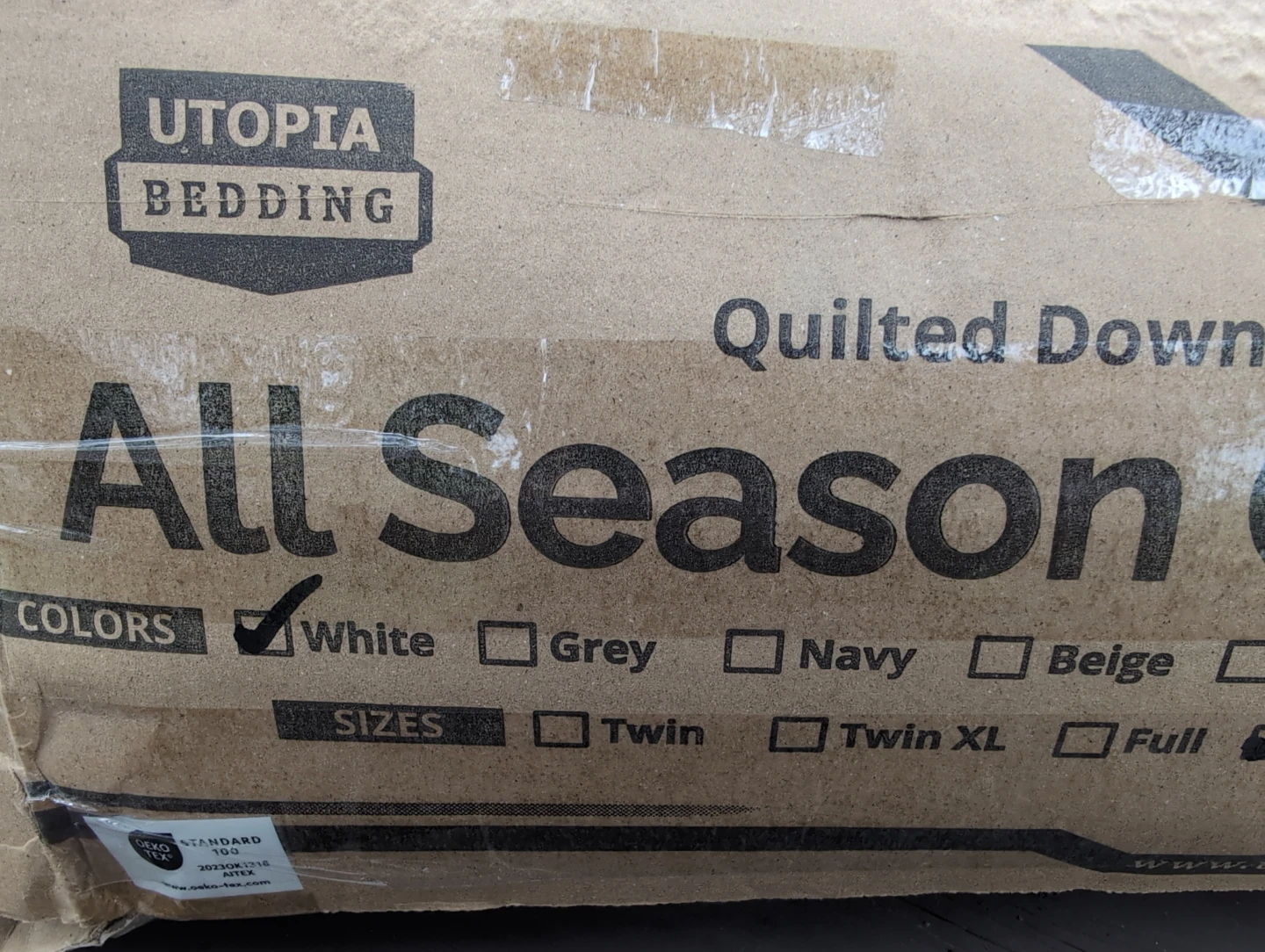 Utopia Bedding All Season Comforter - Queen - White - photo 2