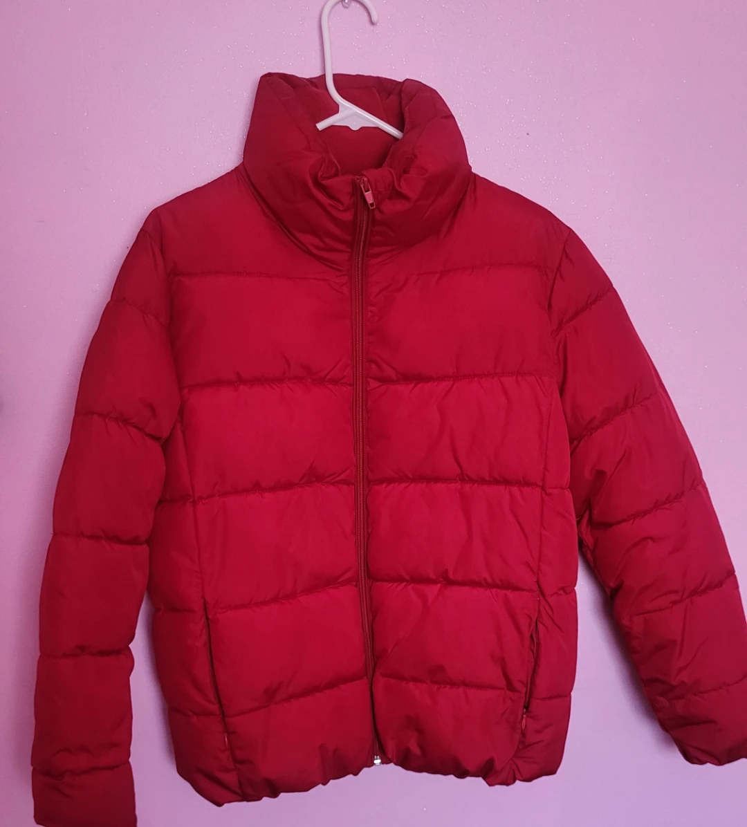 Joe Fresh Red Puffer Jacket
