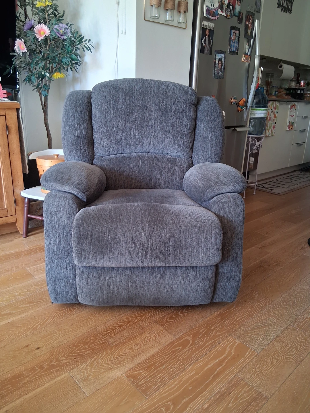 Gray Recliner Chair