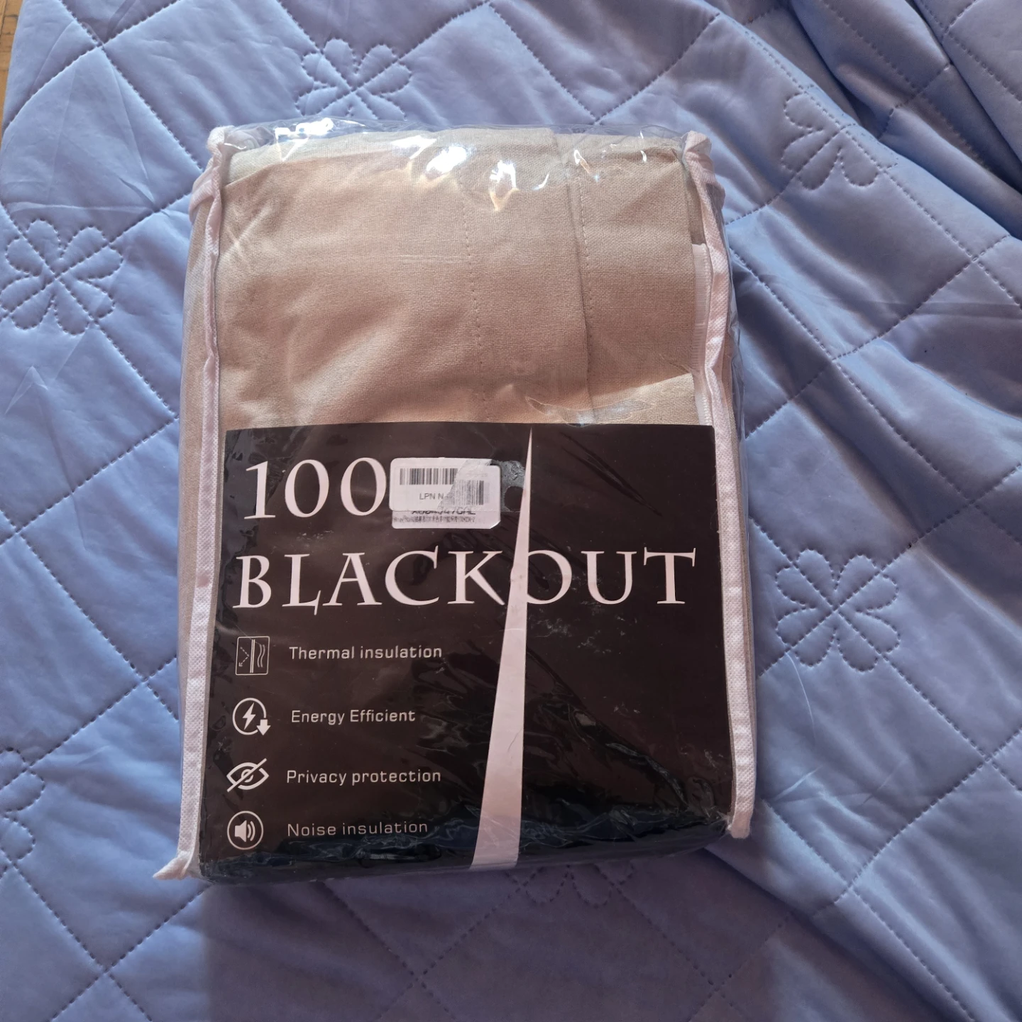 Black out new curtains