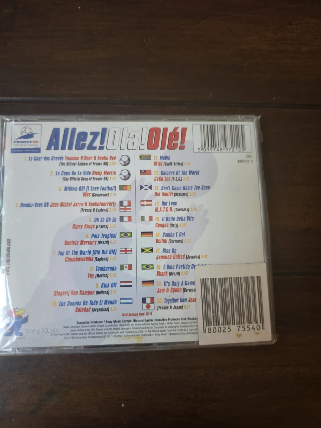 Allez! Ola! Olé! The Music Of The World Cup CD - photo 2