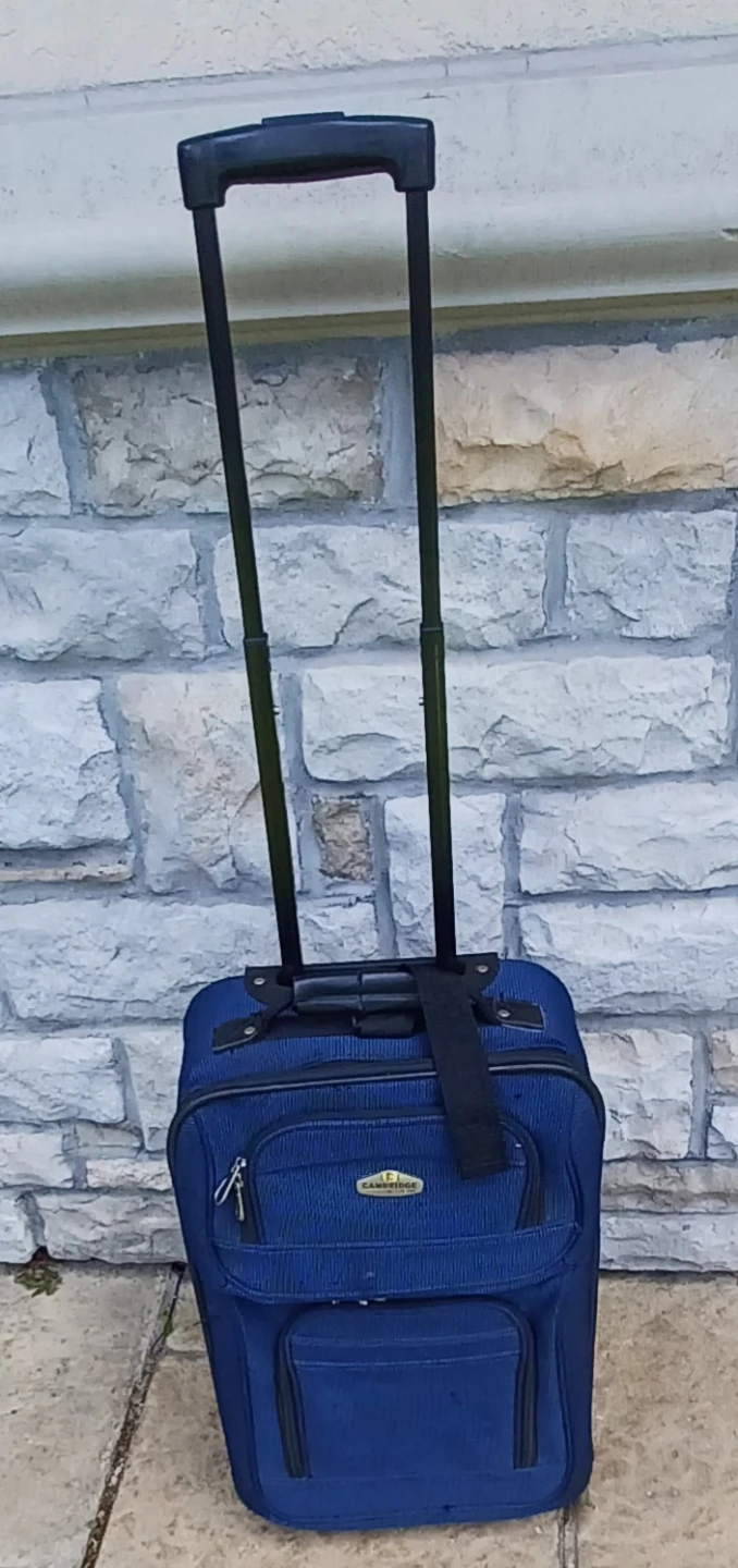 Blue Cambridge Rolling Suitcase - photo 3