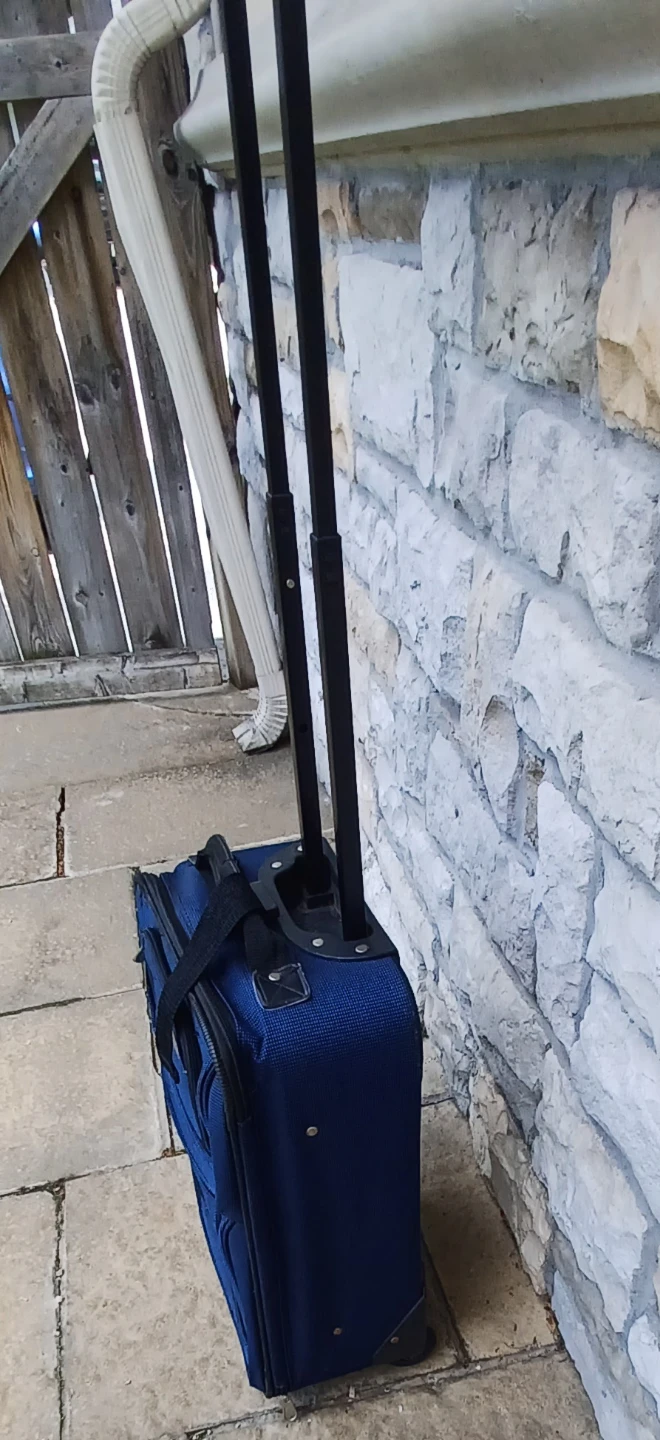 Blue Cambridge Rolling Suitcase - photo 4