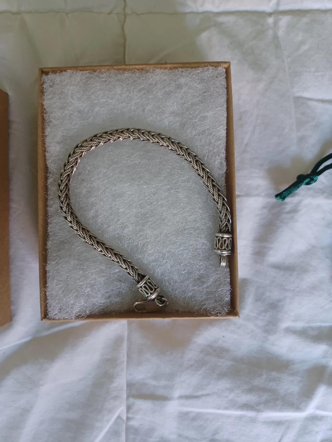 Silver 925 Braided Bracelet - photo 2