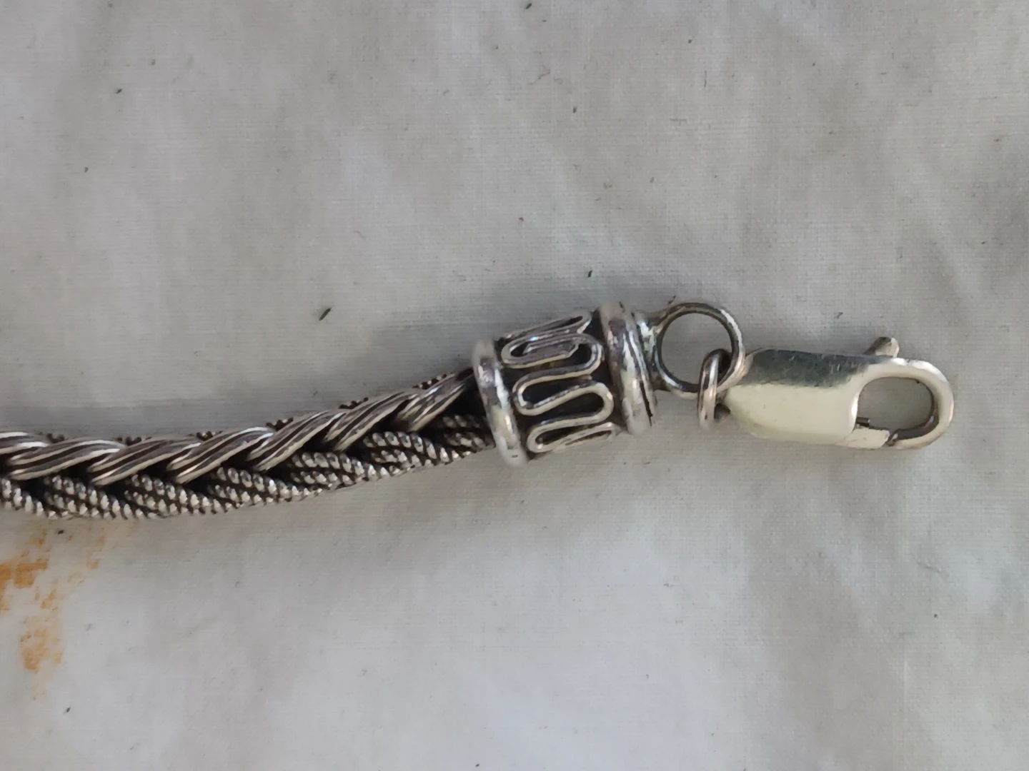 Silver 925 Braided Bracelet - photo 5
