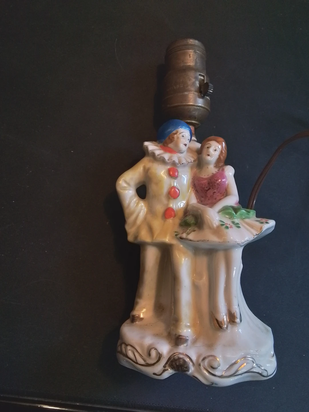 Vintage 1940s/1950s Porcelain Boudoir Lamps - Made in Japan - photo 2