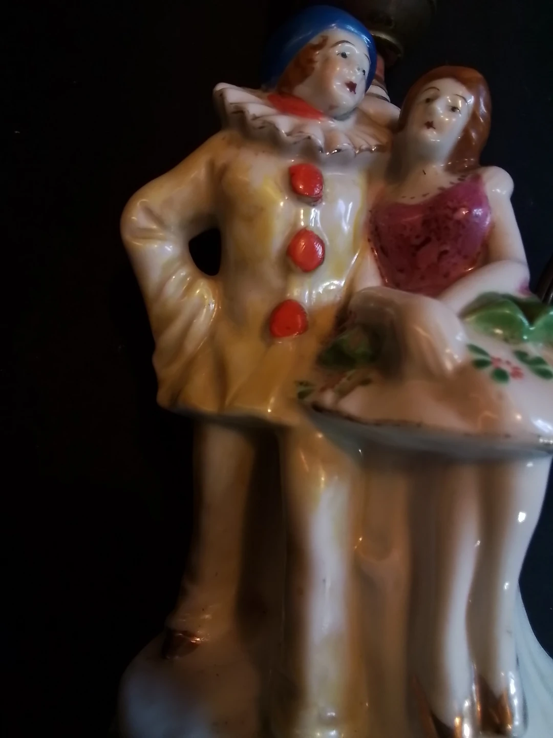 Vintage 1940s/1950s Porcelain Boudoir Lamps - Made in Japan - photo 3