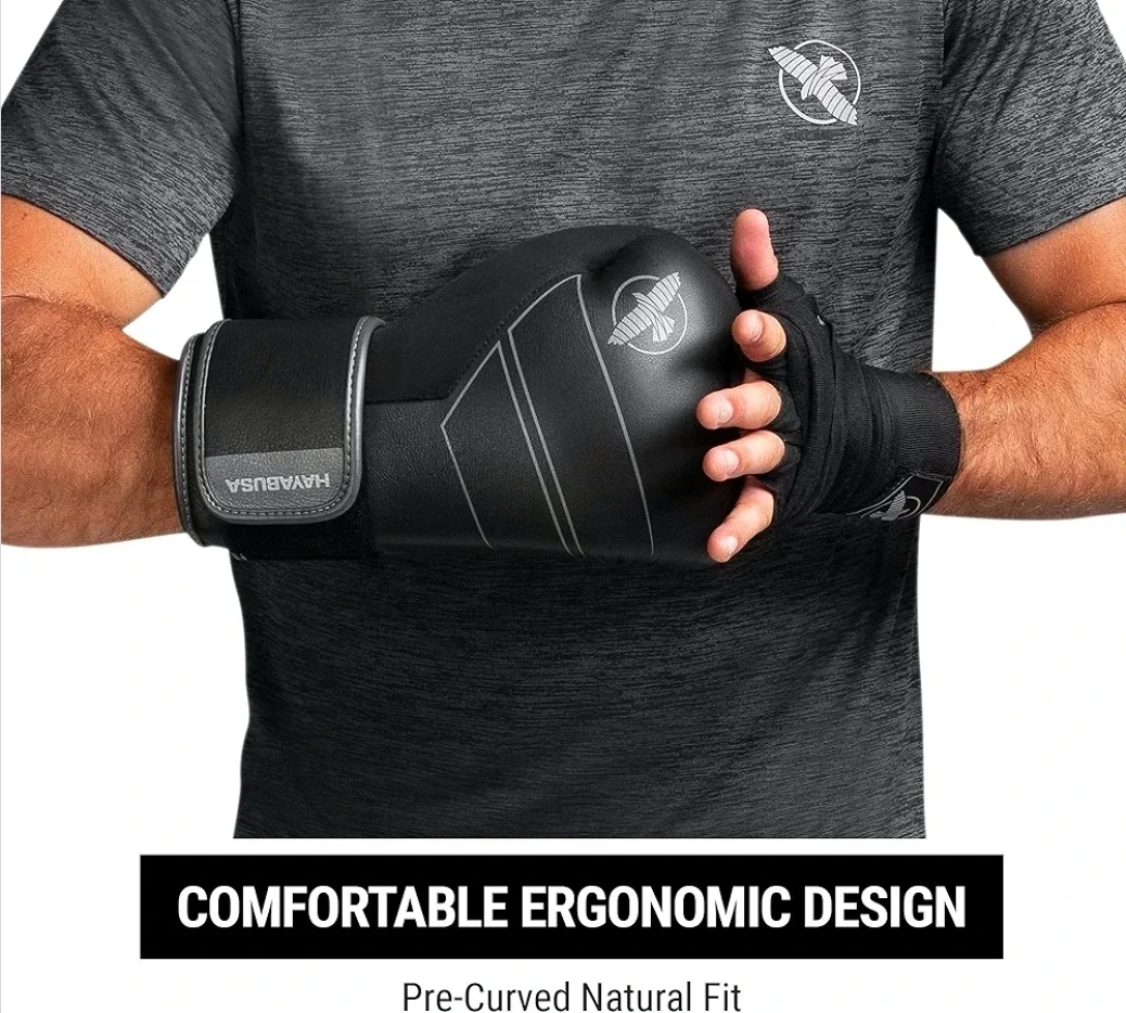 Hayabusa: 12oz S4 Leather Boxing Gloves & Punch Mats Bundle - photo 4