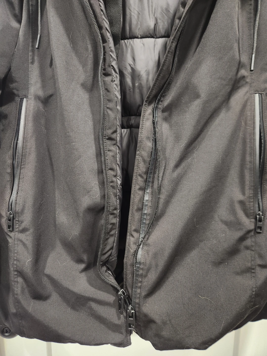 ZARA Black Puffer Parka Jacket ⚽ - photo 3