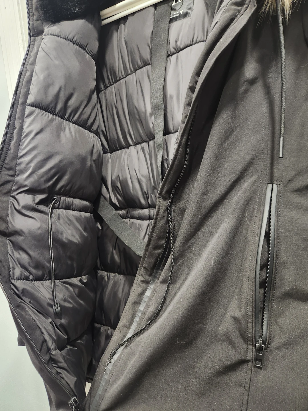 ZARA Black Puffer Parka Jacket ⚽ - photo 4